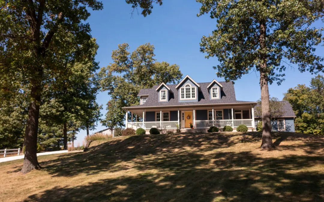 HCI residential shingle — asphalt shingle roof, cape cod style, wrap around porch